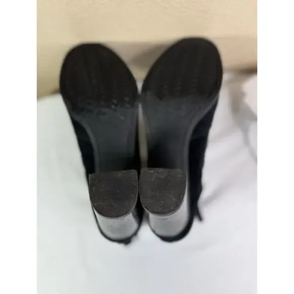 Cole Haan Women Harrington Grand Suede Size 9B Black Bootie - Picture 8 of 9